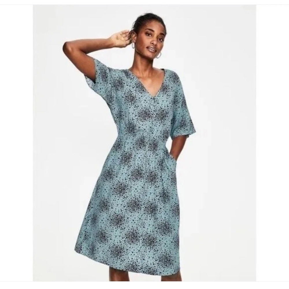 Boden Truro Printed Mini Dress Size 10 Preowned